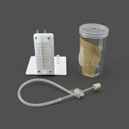 Прибор для обнаружения дыхательного газообмена у растений и животных